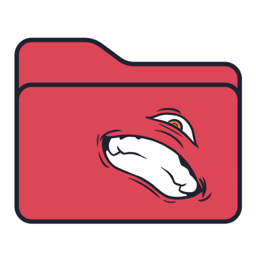 Jujutsu Kaisen Red Folder Icon